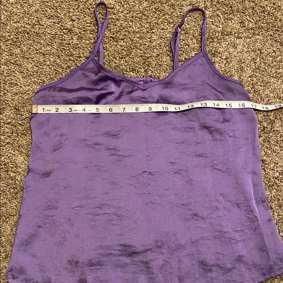Adore Me Bethany Satin Lounge Set Purple Small - Picture 3 of 8